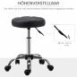 Preview: rollhocker-set-drehhocker-mit-raedern-arbeitshocker-hoehenverstellbar-drehbar-kunstleder-schwarz-35-5x48-63cm