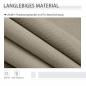 Preview: seitenmarkise-montage-ohne-bohren-hoehenverstellbar-mit-handkurbel-metallrahmen-sandfarben-200x215-305cm