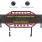 Preview: fitness-trampolin-trampolin-fuer-joga-gartentrampolin-stahl-pp-rot-o105x26hcm