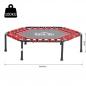Preview: fitness-trampolin-trampolin-fuer-joga-gartentrampolin-stahl-pp-rot-o105x26hcm