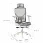 Preview: buerostuhl-schreibtischstuhl-gaming-stuhl-mit-kopflehne-und-3d-armlehne-hoehenverstellbar-ergonomisch-grau-67x65x120-128cm