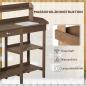 Preview: pflanztisch-gaertnertisch-blumentisch-mit-wanne-garten-tannenholz-braun-117x45x121cm