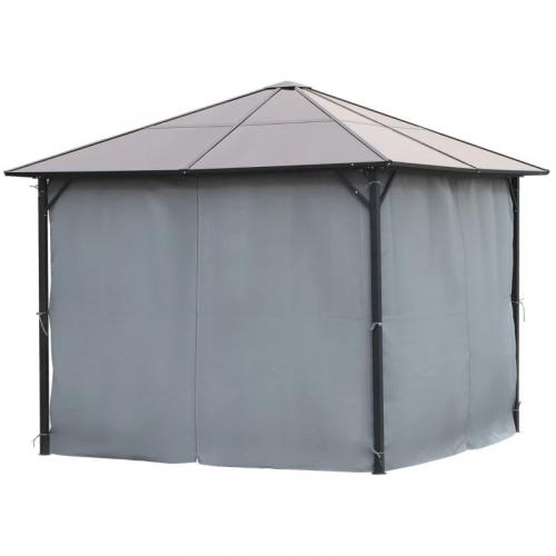 pavillon-mit-polycarbonatdach-vorhaenge-mit-fliegennetz-alugestell-dunkelgrau-3x3m