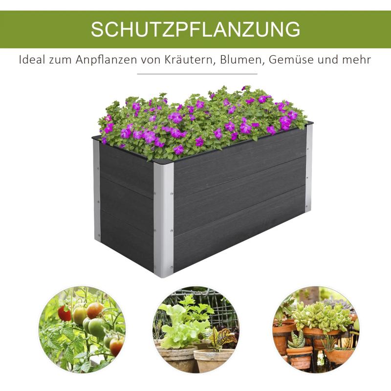 hochbeet-pflanzkasten-blumenkuebel-blumenkasten-wetterfest-ohne-boden-grau-wpc-aluminium-100x50x55-5cm