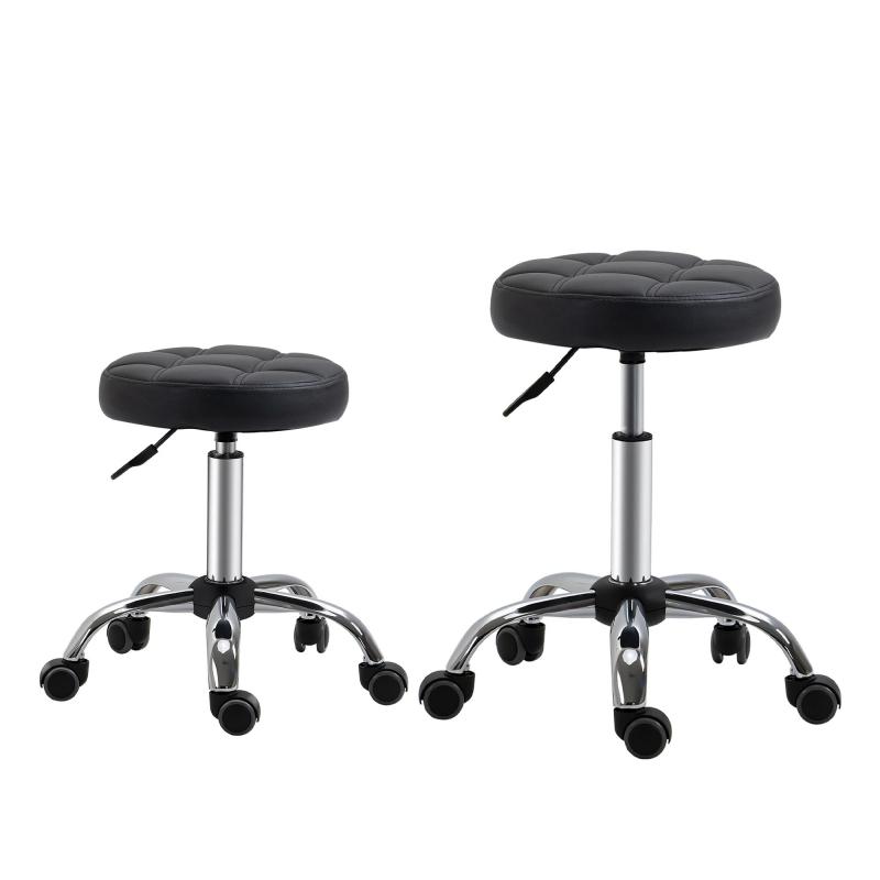 rollhocker-set-drehhocker-mit-raedern-arbeitshocker-hoehenverstellbar-drehbar-kunstleder-schwarz-35-5x48-63cm