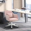 Mobile Preview: massagestuhl-schreibtischstuhl-massagefunktion-hoehenverstellbar-rosa-55x65x78-86cm