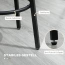 Mobile Preview: barhocker-set-barstuehle-im-industrial-design-metallrahmen-fussstuetze-42x42x65cm