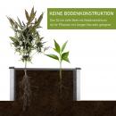 Mobile Preview: hochbeet-pflanzkasten-blumenkuebel-blumenkasten-wetterfest-ohne-boden-grau-wpc-aluminium-100x50x55-5cm
