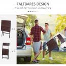 Mobile Preview: Polyrattan Bistroset für 2 Personen Sitzgruppe Rattan Gartenmöbel Set Garnitur Braun