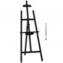 Mobile Preview: staffelei-sitz-und-standstaffelei-klappbare-atelierstaffelei-90-einstellbar-mit-halterung-fuer-kunstmalerei-und-aussenwerbung-kiefernholz-schwarz-51-5x71-5x134-5cm
