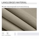 Mobile Preview: seitenmarkise-montage-ohne-bohren-hoehenverstellbar-mit-handkurbel-metallrahmen-sandfarben-200x215-305cm