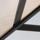 Mobile Preview: pavillon-mit-polycarbonatdach-vorhaenge-mit-fliegennetz-alugestell-dunkelgrau-3x3m