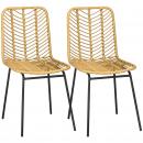 Mobile Preview: 2er-set-esszimmerstuehle-im-boho-stil-akzentstuhl-pe-rattan-natur-schwarz-44x58x85cm